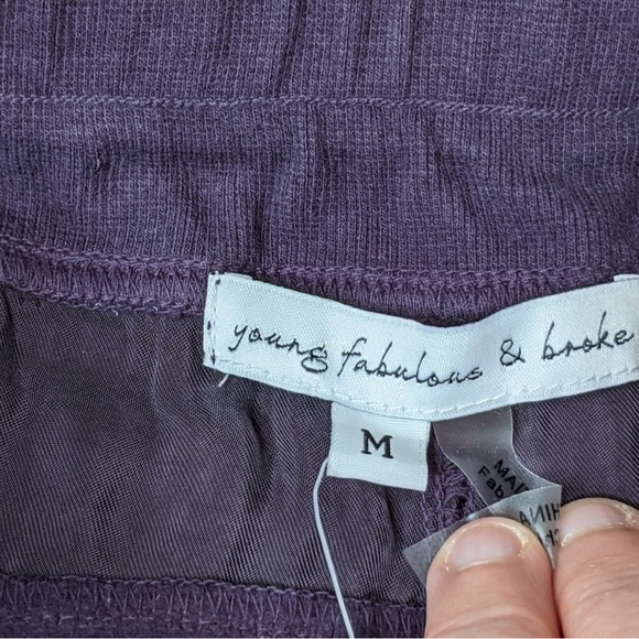Young Fabulous & Young NWT . Ombre effect, purple to lavender to peachy pink. M - Picture 6 of 6